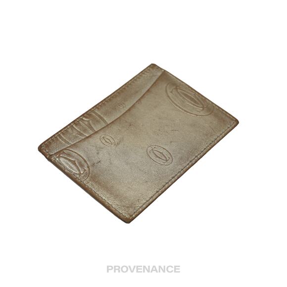 🔴 Cartier Card Holder Wallet - Champagne Gold Leather - Picture 6 of 6